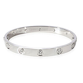Cartier LOVE Diamond Bracelet in 18k 18 KT White Gold