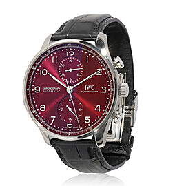 IWC Portugieser Chronograph Men's Watch in Stainless Steel