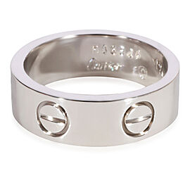 Cartier Love Ring in 18k White Gold