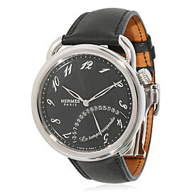 Hermès Arceau Le Temps Suspendu Men's Watch in Stainless Steel