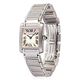 Cartier Tank Francaise Women's Watch in 18kt White Gold