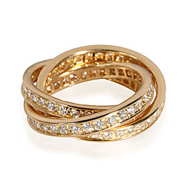 Cartier Trinity Diamond Ring in 18K Yellow Gold