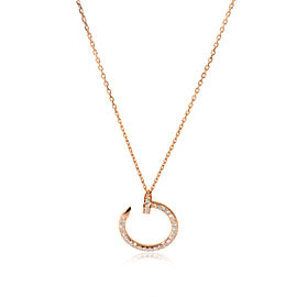 Cartier Juste un Clou Diamond Necklace in 18K Rose Gold