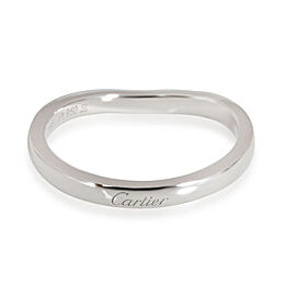 Cartier Ballerine Curved Wedding Band in Platinum