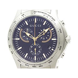 Gucci G Timeless 126.2 YA126257 Stainless Steel Chronograph Quartz 44mm Watch