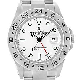 Rolex Explorer II 16570 White Dial Automatic Year 2002 Mens Watch