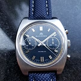 Bucherer Chronograph Vintage 36mm Unisex Watch
