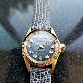 Ladies Rolex Oyster Perpetual ref.6619 25mm 18k Gold Automatic, c.1960s LV875GRY