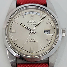 Mens Tudor Oyster Prince Ref 9450/0 Date Day 38mm Automatic 1990s Swiss RJC164R