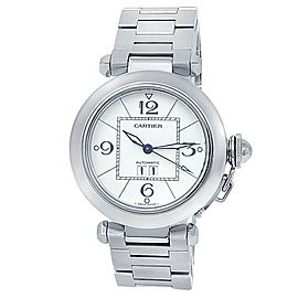 Cartier Pasha C Stainless Steel Automatic White Men's Watch W31055M7