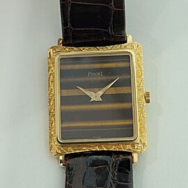 Unisex Piaget Protocole 25mm 18k Gold Slim Dress Watch