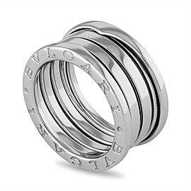 Bulgari Zero 1 18K White Gold Band Ring Size 6.25