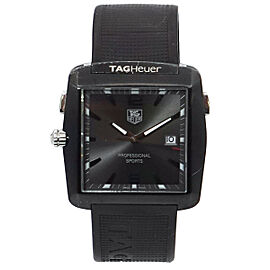 TAG Heuer Stainless steel/Rubber Quartz Watch SKYJN-302