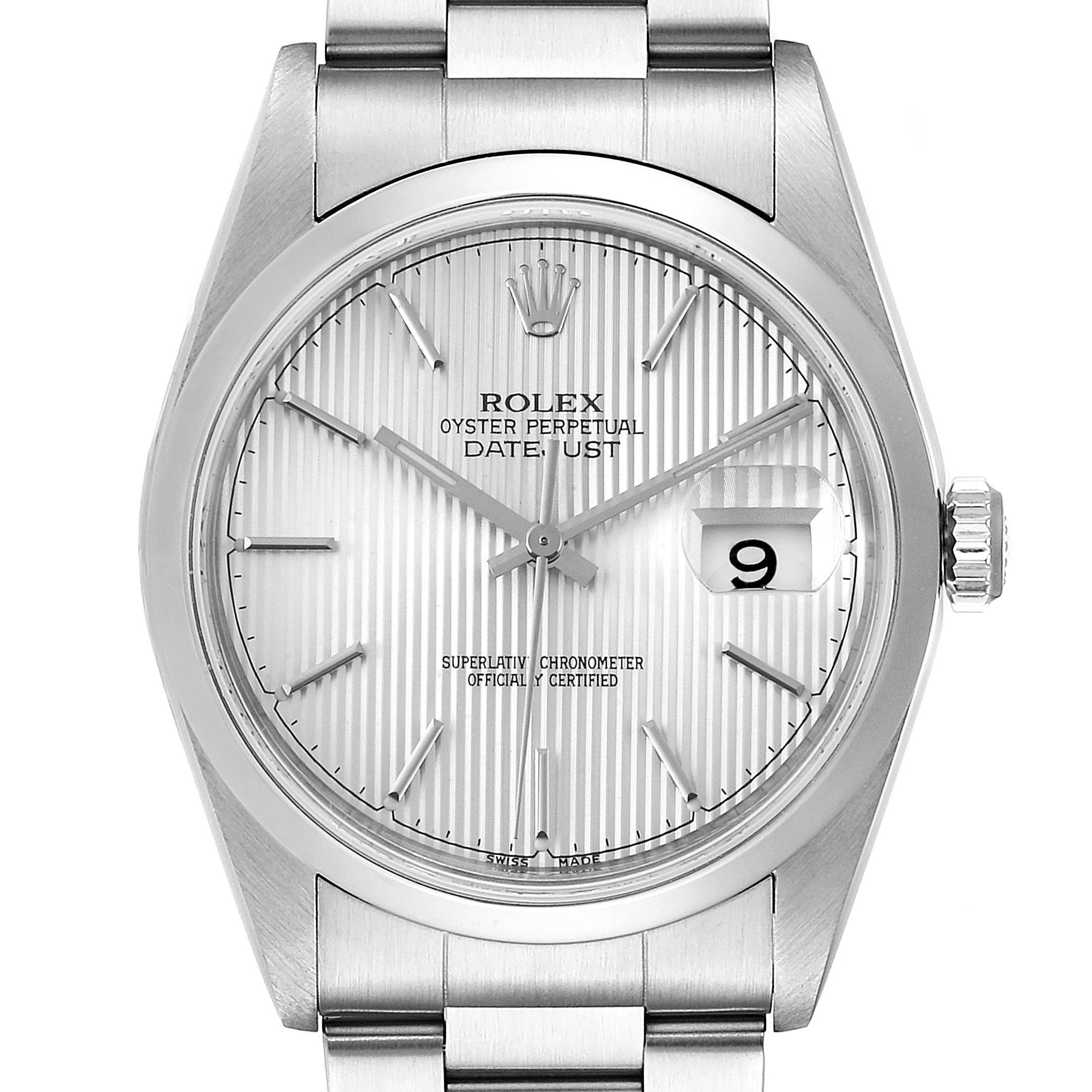 datejust 36 silver dial