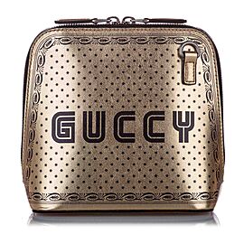 Gucci Guccy Sega Leather Crossbody Bag