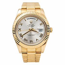 Rolex Day-Date II Presidential 18k Yellow Gold Men's Automatic Watch 41MM
