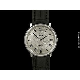 1973 OMEGA DE VILLE Vintage Mens SS Steel Handwound Watch