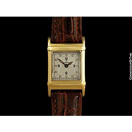 1935 OMEGA MARINE Vintage - World's First Diver's Watch, 14K Gold