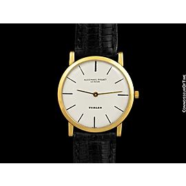 1960's Audemars Piguet "Extra-Flat" Vintage Mens 18K Gold Watch