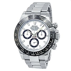 Rolex Daytona Stainless Steel Oyster Automatic White Men's Watch