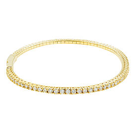 14K White Gold, 14K Yellow Gold Diamond Bracelet