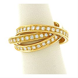 Cartier 18K Yellow Gold Diamond Ring
