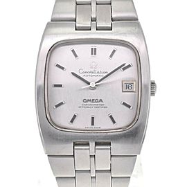 OMEGA Constellation Date SS Silver Dial Automatic Watch LXGJHW-156