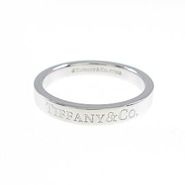 TIFFANY & Co 950 Platinum Flat Ring LXGYMK-835