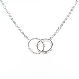 Cartier 18k White Gold Baby Love Necklacec LXGYMK-96