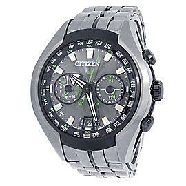 Citizen Eco-Drive Satellite Wave Titanium Quartz Black Men's Watch CC1055-53E