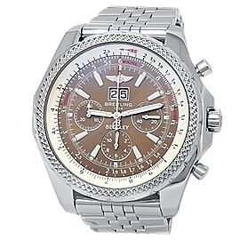 Breitling Bentley 6.75 Stainless Steel Automatic Brown Men's Watch