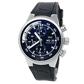 IWC Aquatimer Stainless Steel Black Rubber Automatic Black Men's Watch
