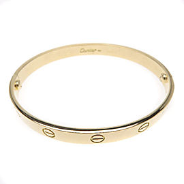 Cartier 18K Yellow Gold Love Bracelet