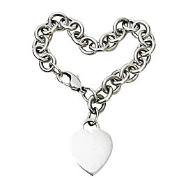 Tiffany & Co. 925 Sterling Silver Heart Tag Bracelet