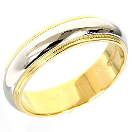 Tiffany And Co. Pt900 Platinium And 18K Yellow Gold Ring