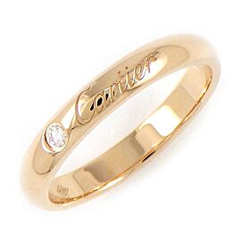Cartier 18k Pink Gold Diamond Ring