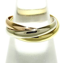 Cartier 18k White , Yellow and Pink Gold Trinity Ring LXJG-17