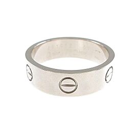Cartier Love 18k White Gold Ring LXGKM-181