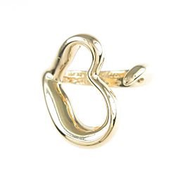 TIFFANY & Co 18K Yellow Gold Open Heart Ring LXGYMK-787