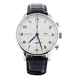 iWC Portugieser Chronograph Stainless Steel Silver Dial