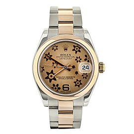 Rolex DateJust Stainless Steel and Rose Gold 31MM Oyster Bracelet