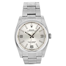 Rolex Oyster Perpetual Silver Dial Stainless Steel Automatic