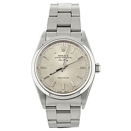 Rolex Air King Champaign Dial Stainless Steel 34mm Oyster Watch Only