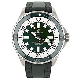 Breitling SuperOcean Green Dial Steel Case Automatic