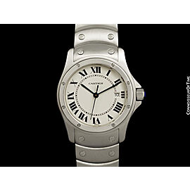 Cartier Santos Ronde Unisex 31mm Stainless Steel Watch -