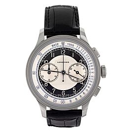 Logines Heritage Classic Chronograph Silver Dial 40mm