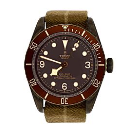 Tudor Black Bay Bronze Brown Dial Nato Strap Watch
