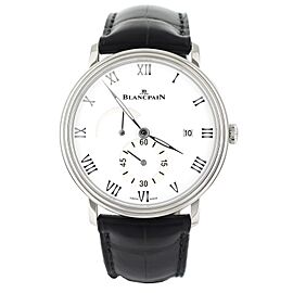 Blancpain Villeret White Dial Stainless Steel Manual Watch