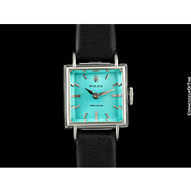 1961 ROLEX Pre-Cellini Vintage Ladies 18K White Gold Watch