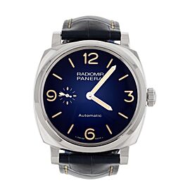 Panerai Radiomir Blue Dial Stainless Steel Case Automatic